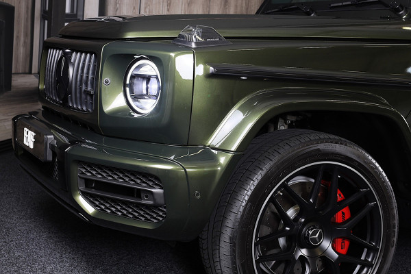 Mercedes-Benz G-Klasse 63 Manufaktur / Olijf Groen / Carbon / Massage / Memory / 360 Camera / Lane Assist / BURMESTER / Open Dak