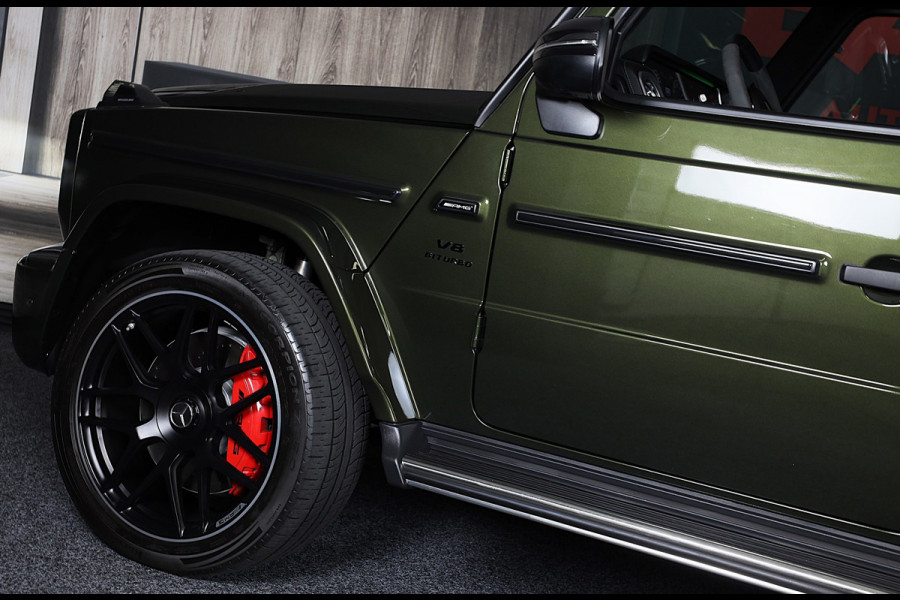 Mercedes-Benz G-Klasse 63 Manufaktur / Olijf Groen / Carbon / Massage / Memory / 360 Camera / Lane Assist / BURMESTER / Open Dak