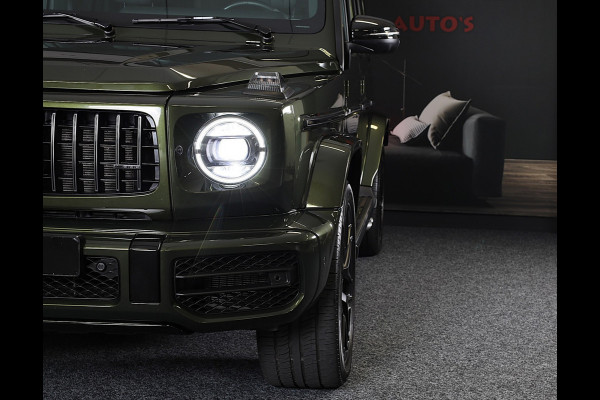 Mercedes-Benz G-Klasse 63 Manufaktur / Olijf Groen / Carbon / Massage / Memory / 360 Camera / Lane Assist / BURMESTER / Open Dak