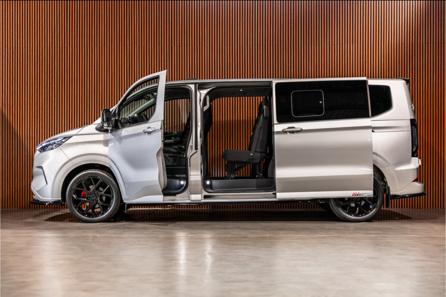 Ford Transit Custom 300 2.0 TDCI L2H1 Limited DC | BPM VRIJ | Dubbel Cabine | Elec schuifdeuren | ACC | Blind Spot | 360 Camera | CarPlay | Navigatie | Stoelverwarming | 5-Zitter | BPM Vrij