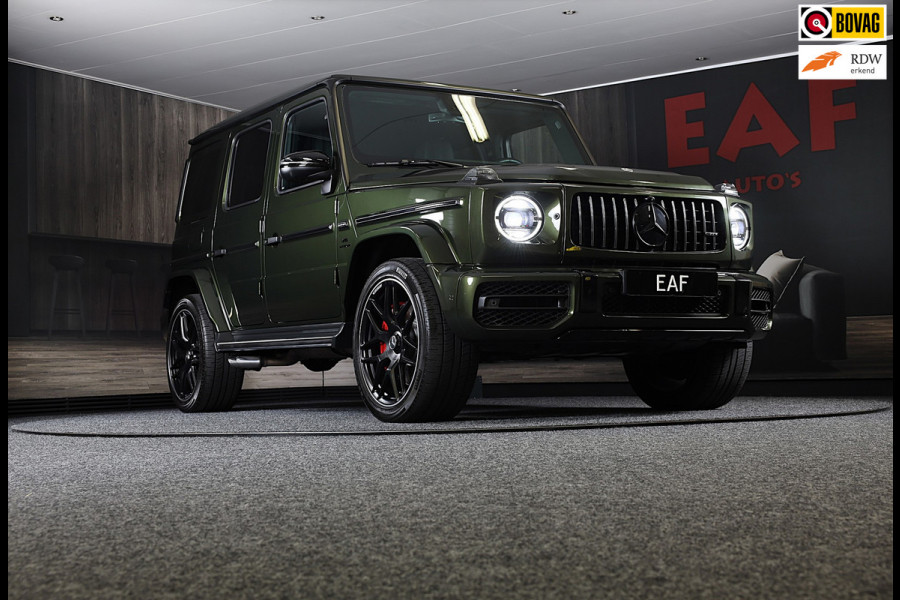 Mercedes-Benz G-Klasse 63 Manufaktur / Olijf Groen / Carbon / Massage / Memory / 360 Camera / Lane Assist / BURMESTER / Open Dak