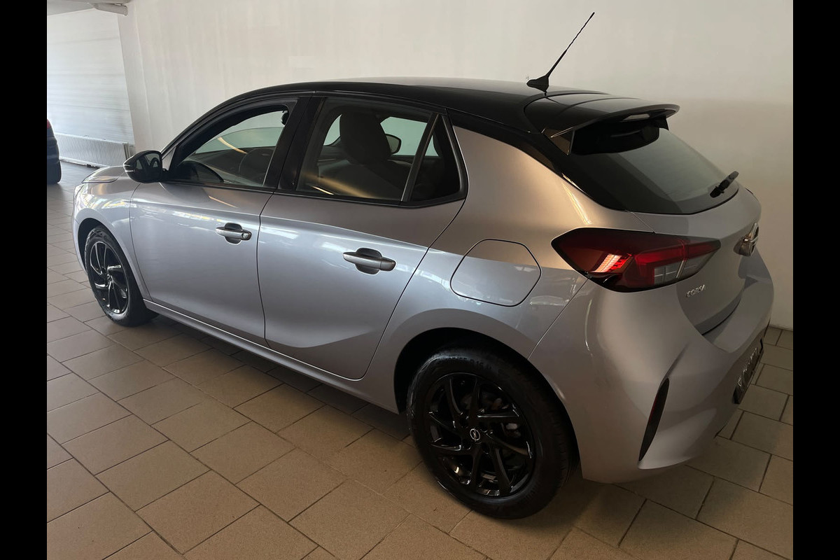 Opel Corsa 1.2 GS Line 100PK AIRCO NAVI VIA APP CRUISE APPLE CARPLAY DIGITAAL DASH ZWARTE VELGEN ZWART DAK ZEER NETTE AUTO