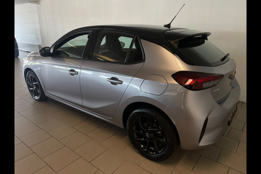 Opel Corsa 1.2 GS Line 100PK AIRCO NAVI VIA APP CRUISE APPLE CARPLAY DIGITAAL DASH ZWARTE VELGEN ZWART DAK ZEER NETTE AUTO