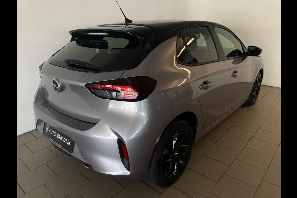 Opel Corsa 1.2 GS Line 100PK AIRCO NAVI VIA APP CRUISE APPLE CARPLAY DIGITAAL DASH ZWARTE VELGEN ZWART DAK ZEER NETTE AUTO