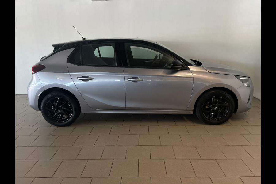 Opel Corsa 1.2 GS Line 100PK AIRCO NAVI VIA APP CRUISE APPLE CARPLAY DIGITAAL DASH ZWARTE VELGEN ZWART DAK ZEER NETTE AUTO