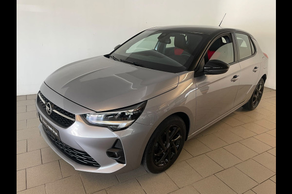 Opel Corsa 1.2 GS Line 100PK AIRCO NAVI VIA APP CRUISE APPLE CARPLAY DIGITAAL DASH ZWARTE VELGEN ZWART DAK ZEER NETTE AUTO