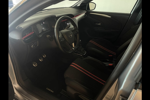 Opel Corsa 1.2 GS Line 100PK AIRCO NAVI VIA APP CRUISE APPLE CARPLAY DIGITAAL DASH ZWARTE VELGEN ZWART DAK ZEER NETTE AUTO