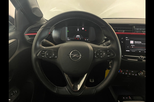 Opel Corsa 1.2 GS Line 100PK AIRCO NAVI VIA APP CRUISE APPLE CARPLAY DIGITAAL DASH ZWARTE VELGEN ZWART DAK ZEER NETTE AUTO