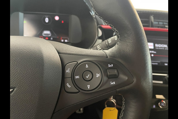 Opel Corsa 1.2 GS Line 100PK AIRCO NAVI VIA APP CRUISE APPLE CARPLAY DIGITAAL DASH ZWARTE VELGEN ZWART DAK ZEER NETTE AUTO