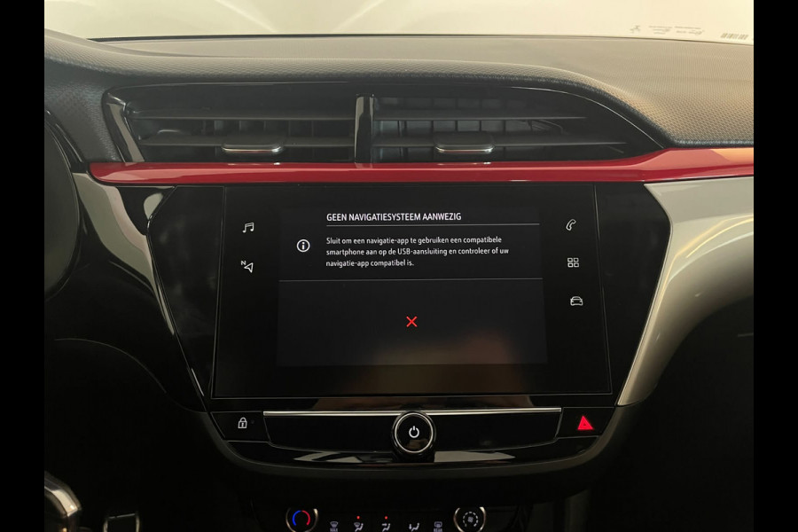 Opel Corsa 1.2 GS Line 100PK AIRCO NAVI VIA APP CRUISE APPLE CARPLAY DIGITAAL DASH ZWARTE VELGEN ZWART DAK ZEER NETTE AUTO