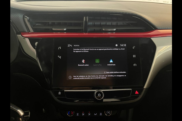 Opel Corsa 1.2 GS Line 100PK AIRCO NAVI VIA APP CRUISE APPLE CARPLAY DIGITAAL DASH ZWARTE VELGEN ZWART DAK ZEER NETTE AUTO