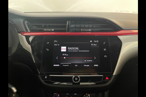Opel Corsa 1.2 GS Line 100PK AIRCO NAVI VIA APP CRUISE APPLE CARPLAY DIGITAAL DASH ZWARTE VELGEN ZWART DAK ZEER NETTE AUTO