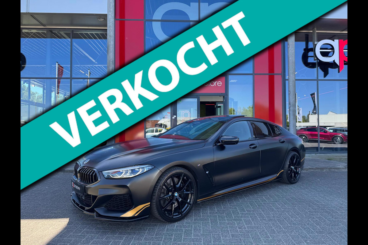 BMW 8 Serie Gran Coupé M850i xDrive High Executive Golden Thunder Edition Vol | Panorama | Bower & Wilkins |3D Camera | Softclose