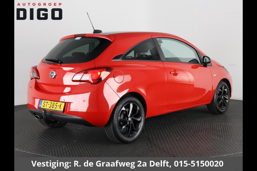 Opel Corsa 1.4 Black Edition *Garantie tot 05-2028! | Apple Carplay & AndroidAUTO | Trekhaak | Parkeersensoren | Privacy Glass |