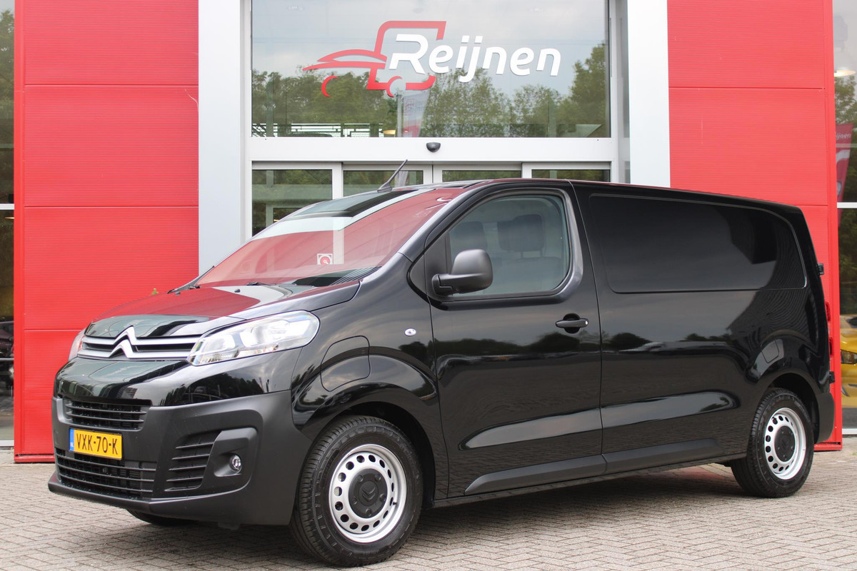 Citroën ë-Jumpy L2 136PK AUTOMAAT 75 kWh | NAVIGATIE 10" TOUCHSCREEN | ACHTERUITRIJ CAMERA | APPLE CARPLAY/ANDROID AUTO | PARKEERSENSOREN | CRUISE CONTROL | DAB+ RADIO | NIEUWE BUS! | 3-ZITS |