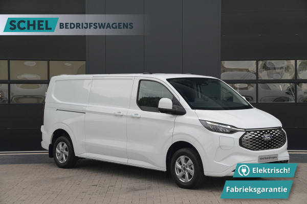 Ford E-Transit Custom 320 L2H1 Limited 71 kWh 218pk - 2x Schuifdeur - Trekhaak - Camera - Carplay - Rijklaar