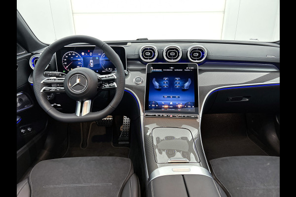 Mercedes-Benz C-Klasse 300 e 140 Years Edition | Premium Plus | Nightpakket | Trekhaak  | Middenconsole metaalstructuur | Panoramaschuifdak | 360° camera | Sfeerverlichting | Sierdelen metaalstructuur | Smartphone-integratie |