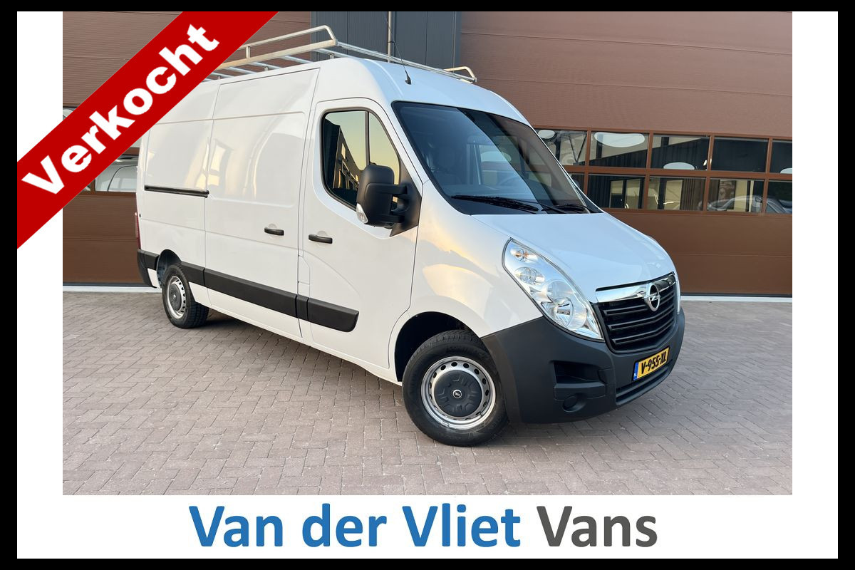 Opel Movano 2.3 CDTI 131pk E6 L2H2 BPM Vrij! Lease €236 p/m, Imperiaal+Trap , Navi, PDC, Airco, Trekhaak, Cruise controle, Onderhoudshistorie aanwezig
