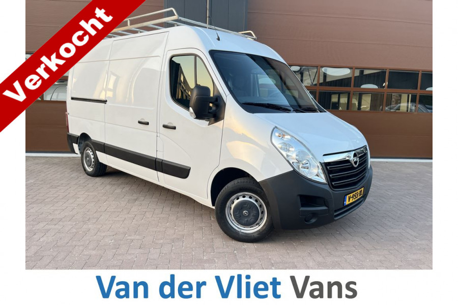 Opel Movano 2.3 CDTI 131pk E6 L2H2 BPM Vrij! Lease €236 p/m, Imperiaal+Trap , Navi, PDC, Airco, Trekhaak, Cruise controle, Onderhoudshistorie aanwezig