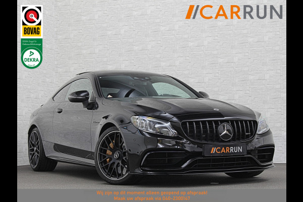 Mercedes-Benz C-Klasse Coupé 63 S AMG | Keramisch | Schaalstoelen | Carbon | AMG Driver's Package | Aero-Pakket | Panorama | Burmester | Multi-Beam LED | Memory | ACC | Rij-Assistentie Pakket | Keyless-Go | Sfeerverlichting | Carplay |