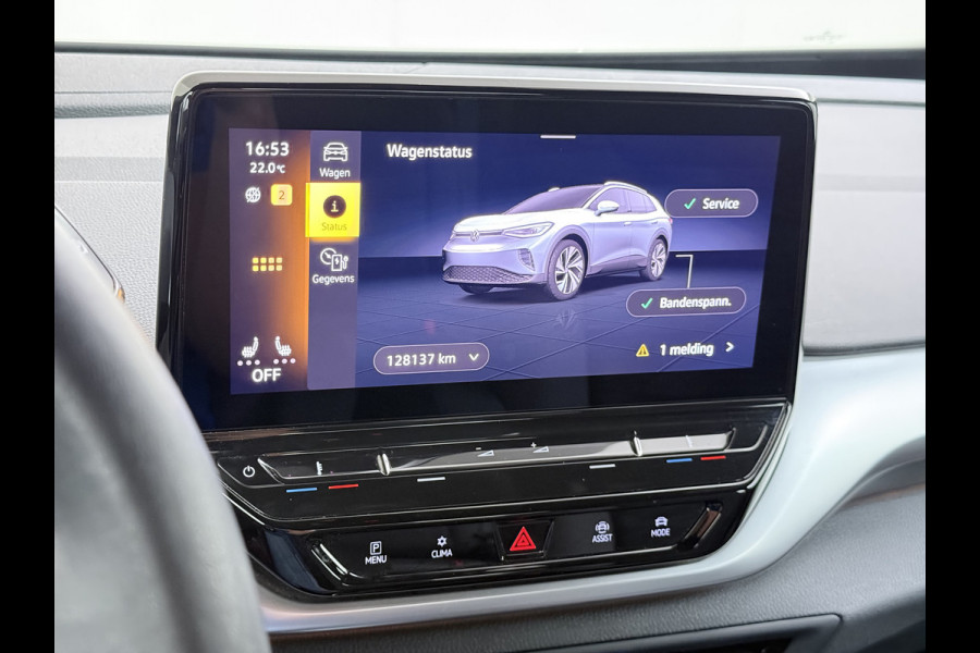 Volkswagen ID.4 Pure 55kWh SOH 89% Trekhaak Adap.Cruise Stoelverwarming Ecc Navi Apple Carplay Android Auto Isofix Lmv Led Bluetooth Connected services Keyless start Rijstrooksensor 1e Eigenaar Origineel Nederlandse Auto