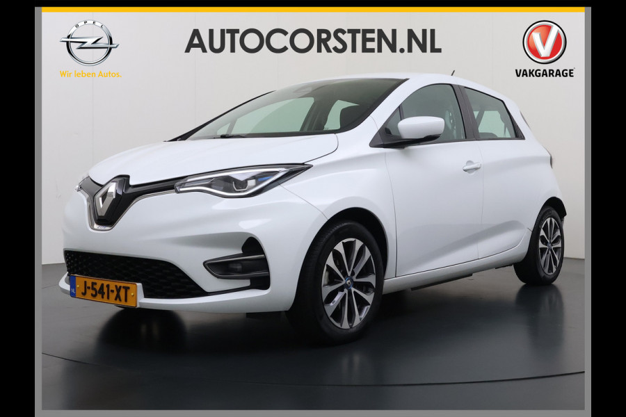 Renault ZOE R135 Zen **52kWh** Warmtepomp Eigen Accu Navi Ecc Apple Carplay/Android Auto Keyless Bluetooth Cruise Control Pdc SOH 76% Regen-Lichtsensor Led Lmv Isofix Lane Assist 1e Eigenaar Dealeronderhouden Origineel Nederlandse Auto