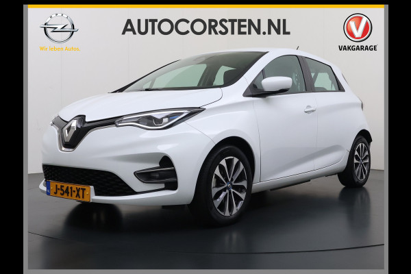 Renault ZOE R135 Zen **52kWh** Warmtepomp Eigen Accu Navi Ecc Apple Carplay/Android Auto Keyless Bluetooth Cruise Control Pdc SOH 76% Regen-Lichtsensor Led Lmv Isofix Lane Assist 1e Eigenaar Dealeronderhouden Origineel Nederlandse Auto