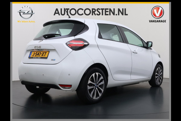 Renault ZOE R135 Zen **52kWh** Warmtepomp Eigen Accu Navi Ecc Apple Carplay/Android Auto Keyless Bluetooth Cruise Control Pdc SOH 76% Regen-Lichtsensor Led Lmv Isofix Lane Assist 1e Eigenaar Dealeronderhouden Origineel Nederlandse Auto
