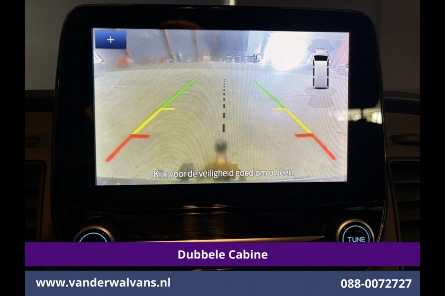 Ford Transit Custom 2.0 TDCI 131pk Automaat L2H1 Dubbele Cabine Euro6 Airco | Xenon | 6-Zits | Camera | Apple Carplay | Adaptieve Cruisecontrol LED, Android Auto, Trekhaak, Stoelverwarming, Verwarmde voorruit, Parkeersensoren, Achterklep