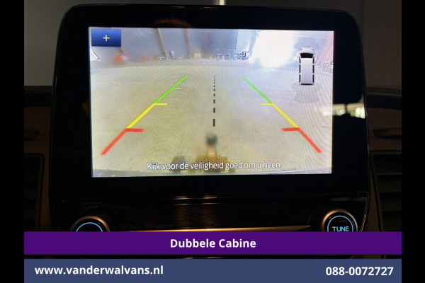 Ford Transit Custom 2.0 TDCI 131pk Automaat L2H1 Dubbele Cabine Euro6 Airco | Xenon | 6-Zits | Camera | Apple Carplay | Adaptieve Cruisecontrol LED, Android Auto, Trekhaak, Stoelverwarming, Verwarmde voorruit, Parkeersensoren, Achterklep