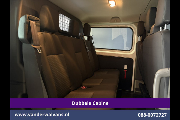 Ford Transit Custom 2.0 TDCI 131pk Automaat L2H1 Dubbele Cabine Euro6 Airco | Xenon | 6-Zits | Camera | Apple Carplay | Adaptieve Cruisecontrol LED, Android Auto, Trekhaak, Stoelverwarming, Verwarmde voorruit, Parkeersensoren, Achterklep