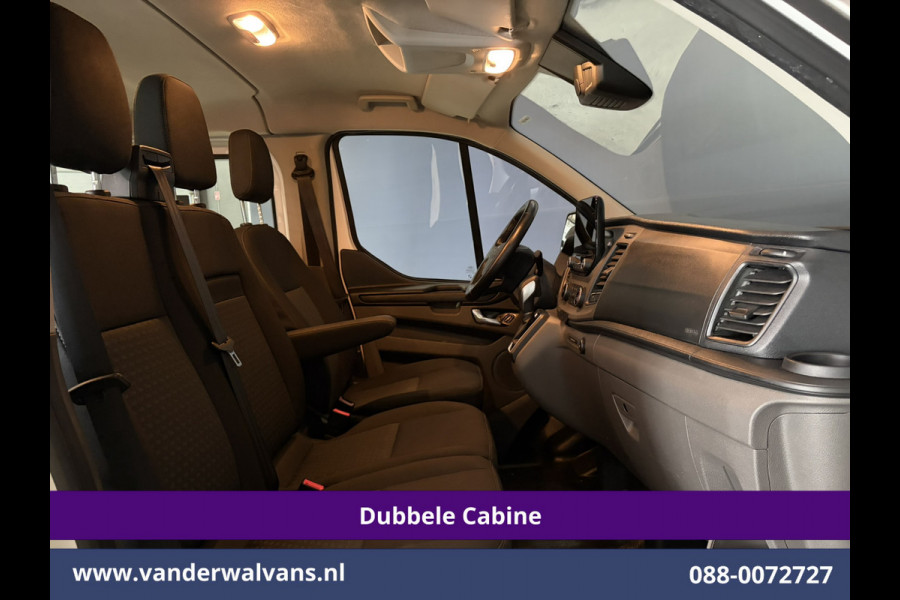 Ford Transit Custom 2.0 TDCI 131pk Automaat L2H1 Dubbele Cabine Euro6 Airco | Xenon | 6-Zits | Camera | Apple Carplay | Adaptieve Cruisecontrol LED, Android Auto, Trekhaak, Stoelverwarming, Verwarmde voorruit, Parkeersensoren, Achterklep