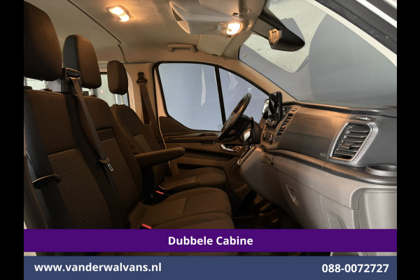 Ford Transit Custom 2.0 TDCI 131pk Automaat L2H1 Dubbele Cabine Euro6 Airco | Xenon | 6-Zits | Camera | Apple Carplay | Adaptieve Cruisecontrol LED, Android Auto, Trekhaak, Stoelverwarming, Verwarmde voorruit, Parkeersensoren, Achterklep