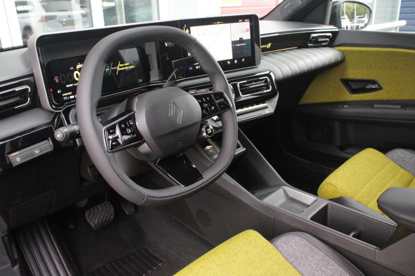Renault 5 COMFORT RANGE ICONIC CINQ 150PK 52 kWh | PACK WINTER: ELEKTRISCH VERWARMBARE VOORSTOELEN/ELEKTRISCH VERWARMBAAR STUURWIEL/BESTUURDERSSTOEL MET ELEKTRISCH VERSTELBARE LENDESTEUN/IN HOOGTE VERSTELBARE PASSAGIERSSTOEL | PACK PREMIUM SOUND HARMAN KARDON: 9 SPEAKERS WAARVAN 1 SUBWOOFER/VERMOGEN 410 WATT/5 GELUIDSSFEREN: STUDIO/PODCAST/CONCERT/CLUB EN IMMERSION | PACK PARKING: FULL EASY PARK ASSIST MET PARKEERSENSOREN AAN VOOR EN ZIJKANT | PACK SAFETY & ADVANCED DRIVING ASSIST: INTELLIGENT ADAPTIVE CRUISE CONTROL,GEBRUIKT KAARTDATA OM SNELHEID AAN TE PASSEN/ACCUPANT SAFETY E