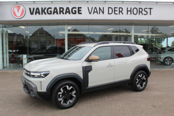 Dacia Duster 1.2-130pk TCe Mild-Hybrid Extreme. Stoere SUV ! Slechts 16.000km ! Autm. airco, LED verl., 360gr. camera, parkeersensoren v+a, stoelverw., cruise control, dodehoek ass., telefoonvoorb., navigatie by Apple carplay / Android auto etc.