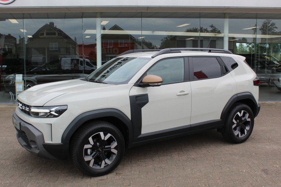 Dacia Duster 1.2-130pk TCe Mild-Hybrid Extreme. Stoere SUV ! Slechts 16.000km ! Autm. airco, LED verl., 360gr. camera, parkeersensoren v+a, stoelverw., cruise control, dodehoek ass., telefoonvoorb., navigatie by Apple carplay / Android auto etc.