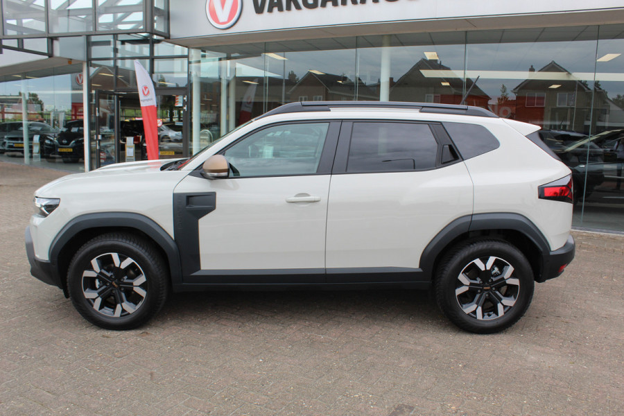Dacia Duster 1.2-130pk TCe Mild-Hybrid Extreme. Stoere SUV ! Slechts 16.000km ! Autm. airco, LED verl., 360gr. camera, parkeersensoren v+a, stoelverw., cruise control, dodehoek ass., telefoonvoorb., navigatie by Apple carplay / Android auto etc.