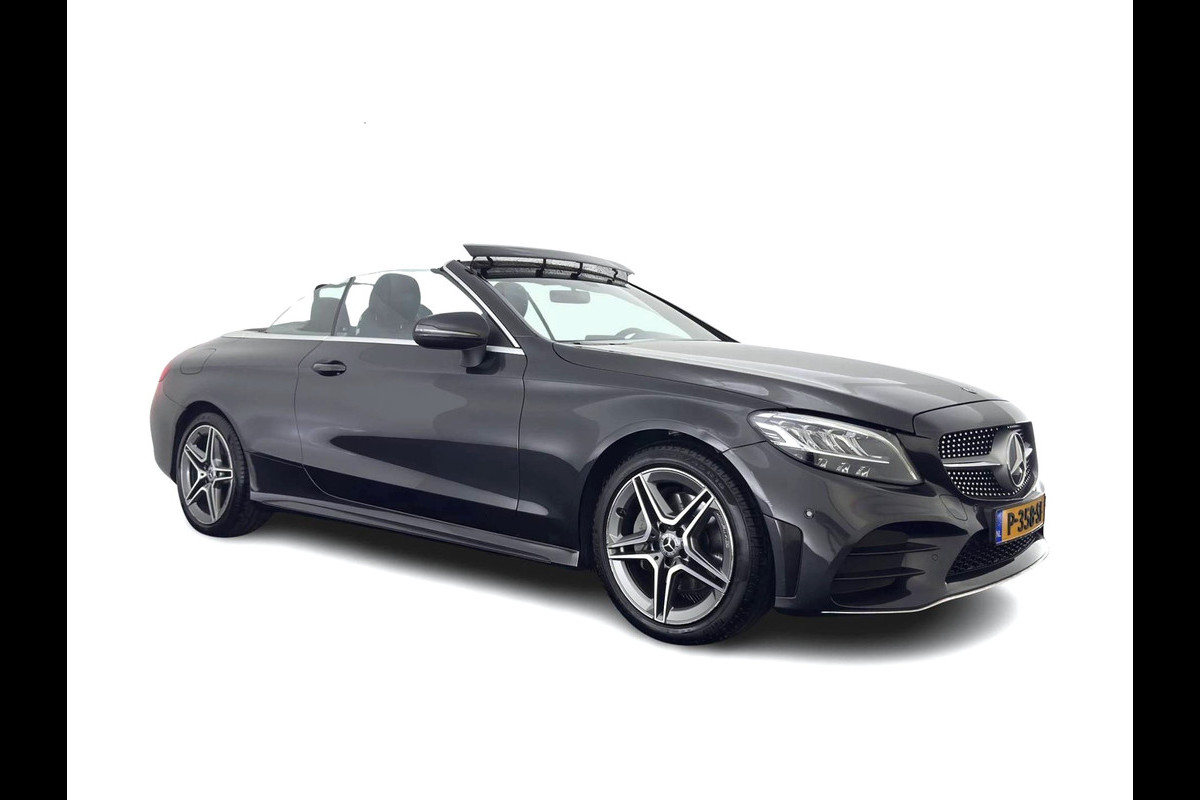 Mercedes-Benz C-Klasse Cabrio 200 AMG Line (INCL-BTW) Aut. *LEATHER-MICROFIBRE | FULL-LED | HEATED-SPORTSEATS | KEYLESS | AIRSCARF | NAVI-FULLMAP | DAB | CAMERA | AMBIENTLIGHT | AIRCAP | ECC | PDC | CRUISE | DRAFT-STOP | 18''ALU