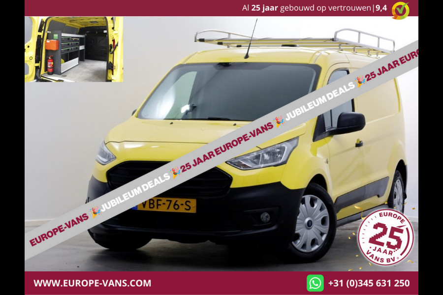 Ford Transit Connect 1.5 EcoBlue 100pk L2 Airco/Inrichting/Imperiaal 07-2019