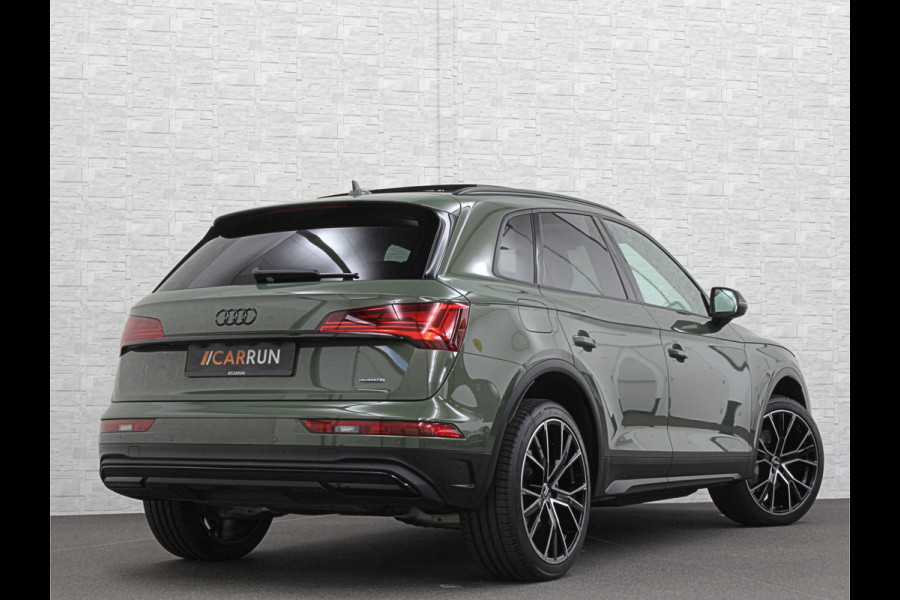 Audi Q5 50 TFSI e #RS-Leder | Panorama | ACC | Carbon | Virtual-Cockpit | 3-Zone Clima | Carplay | Zonwering | Getint Glas | Black-Optic | Lane-Assist | Stoelverwarming | District Green | Rijklaar incl. Bovag garantie |