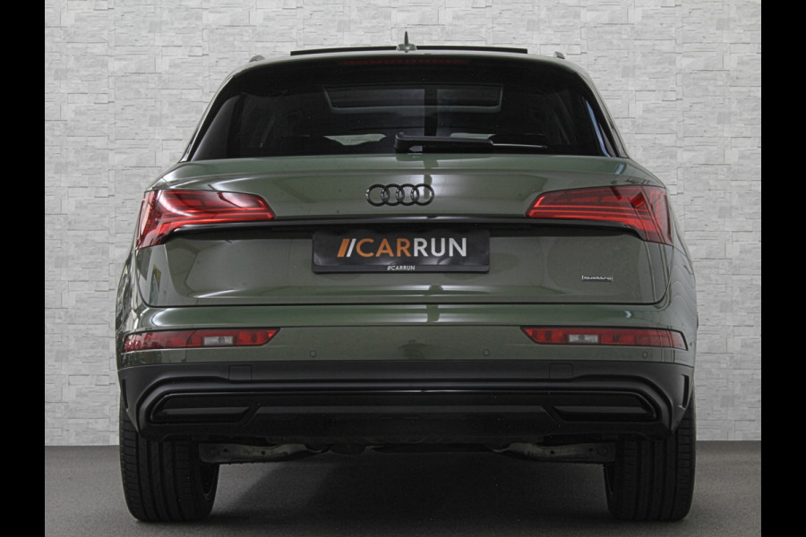 Audi Q5 50 TFSI e #RS-Leder | Panorama | ACC | Carbon | Virtual-Cockpit | 3-Zone Clima | Carplay | Zonwering | Getint Glas | Black-Optic | Lane-Assist | Stoelverwarming | District Green | Rijklaar incl. Bovag garantie |