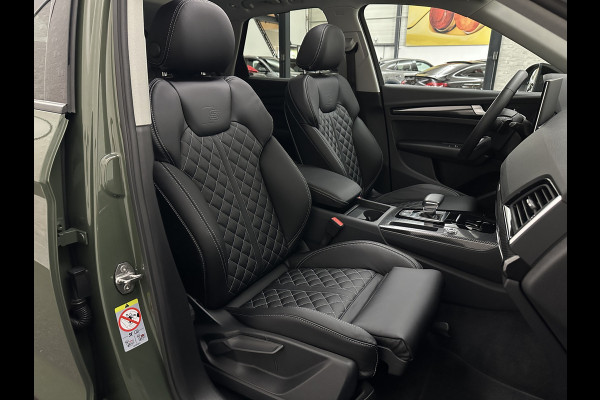 Audi Q5 50 TFSI e #RS-Leder | Panorama | ACC | Carbon | Virtual-Cockpit | 3-Zone Clima | Carplay | Zonwering | Getint Glas | Black-Optic | Lane-Assist | Stoelverwarming | District Green | Rijklaar incl. Bovag garantie |