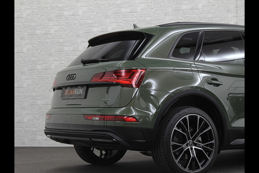 Audi Q5 50 TFSI e #RS-Leder | Panorama | ACC | Carbon | Virtual-Cockpit | 3-Zone Clima | Carplay | Zonwering | Getint Glas | Black-Optic | Lane-Assist | Stoelverwarming | District Green | Rijklaar incl. Bovag garantie |