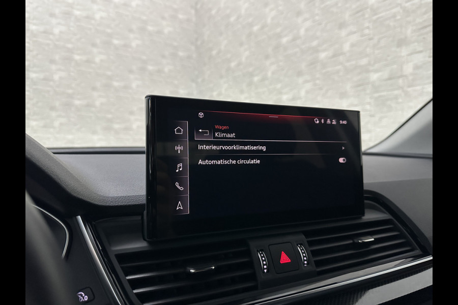 Audi Q5 50 TFSI e #RS-Leder | Panorama | ACC | Carbon | Virtual-Cockpit | 3-Zone Clima | Carplay | Zonwering | Getint Glas | Black-Optic | Lane-Assist | Stoelverwarming | District Green | Rijklaar incl. Bovag garantie |