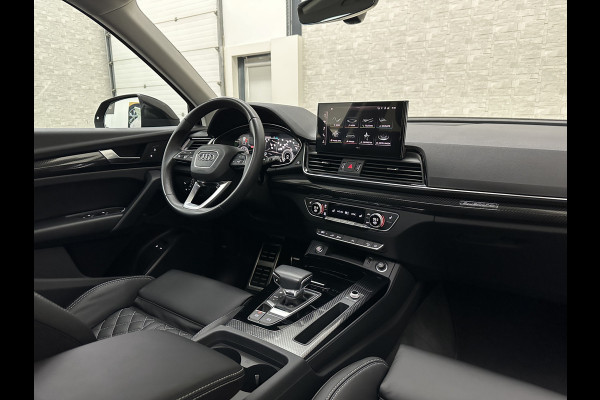 Audi Q5 50 TFSI e #RS-Leder | Panorama | ACC | Carbon | Virtual-Cockpit | 3-Zone Clima | Carplay | Zonwering | Getint Glas | Black-Optic | Lane-Assist | Stoelverwarming | District Green | Rijklaar incl. Bovag garantie |