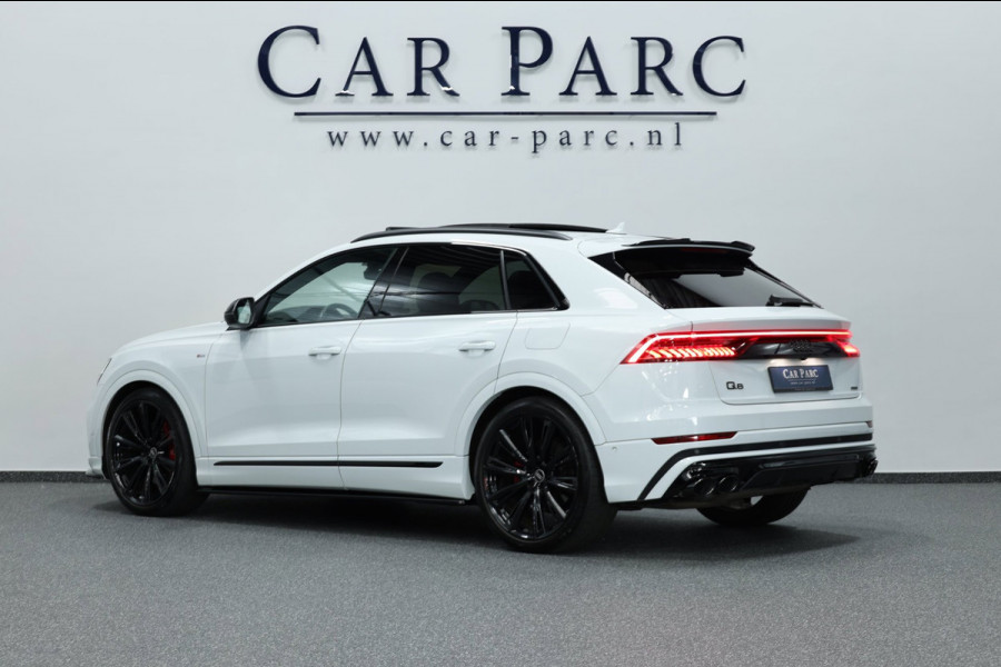 Audi Q8 55 TFSI e quattro 3x S-line BTW/MAXTON/LED/VIRTUAL/SFEER/PANO/B&O/HALF LEDER+S.VERWARMING/23" LMV/CAM/ACC/12 MDN GARANTIE!