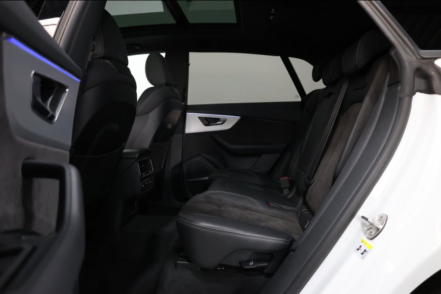 Audi Q8 55 TFSI e quattro 3x S-line BTW/MAXTON/LED/VIRTUAL/SFEER/PANO/B&O/HALF LEDER+S.VERWARMING/23" LMV/CAM/ACC/12 MDN GARANTIE!