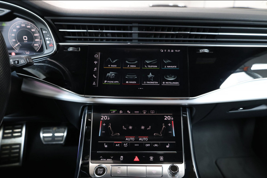 Audi Q8 55 TFSI e quattro 3x S-line BTW/MAXTON/LED/VIRTUAL/SFEER/PANO/B&O/HALF LEDER+S.VERWARMING/23" LMV/CAM/ACC/12 MDN GARANTIE!