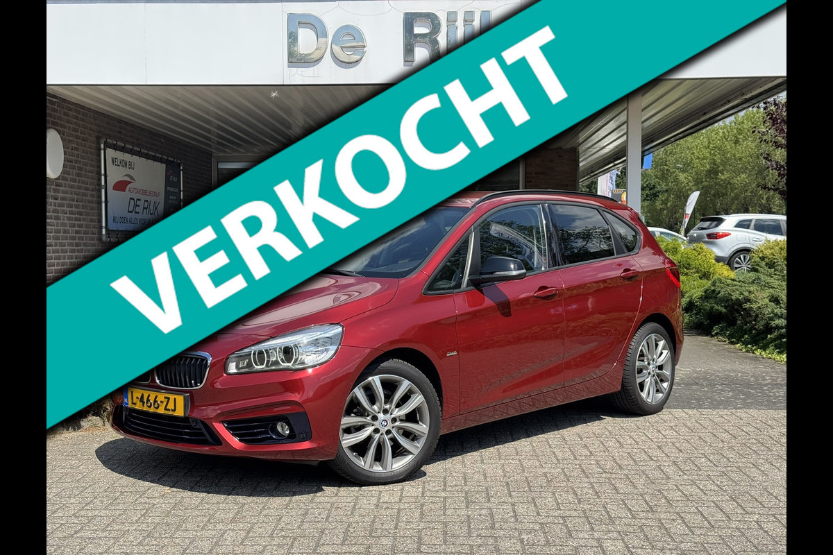 BMW 2 Serie Active Tourer 218i High Executive | Navi, Cruise, Clima, Stoelverw., Bluetooth, 18" LMV | Dealeronderhouden |