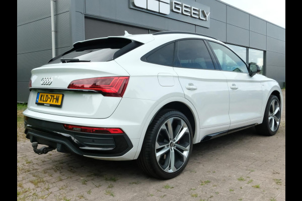 Audi Q5 Sportback 55 TFSI e S edition 367 PK | S Line | Trekhaak | Luchtvering |  21 inch Audi Sport | Stoelverwarming | Bang&Olufsen | Adaptive cruise control | Dodehoeksensoren | Lendesteunverstelling